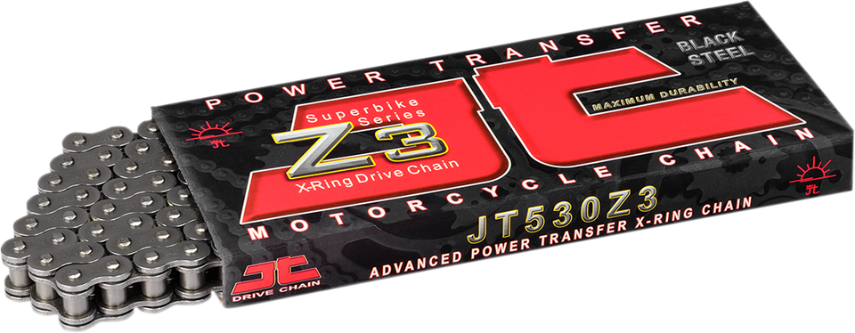 520 Z3 - Heavy Duty X-Ring Sealed Drive Chain - Steel - 102 Links - Lutzka's Garage