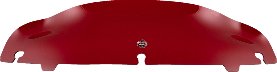 Kolor Flare Sport Windshield - 4" - Red - FLH - Lutzka's Garage