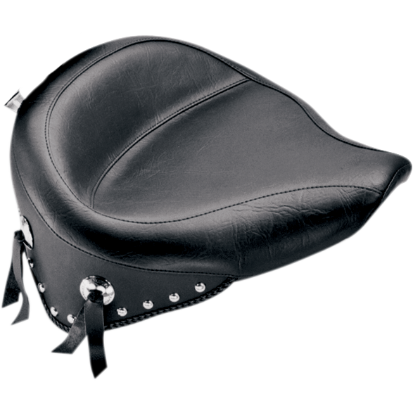 Wide Studded Solo Seat - Softail 84-99