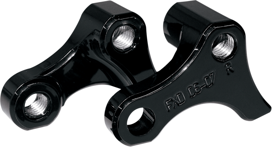 Rear Lowering Kit - Black Powder Coated - Lowers 1