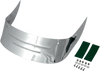 Rear Fender Skirt - Chrome - Embossed - Lutzka's Garage
