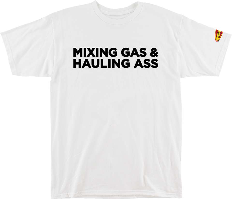 Gass T-Shirt - White - Small - Lutzka's Garage