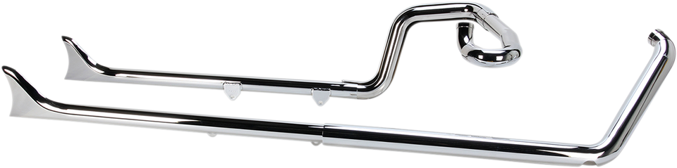 Fishtail Exhaust - 36" - Softail