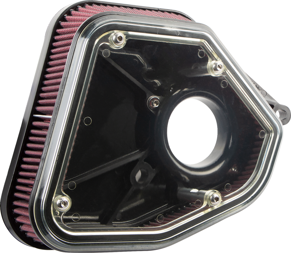 Air Cleaner - Boom Box - 1.8" - Black - M8 - Lutzka's Garage