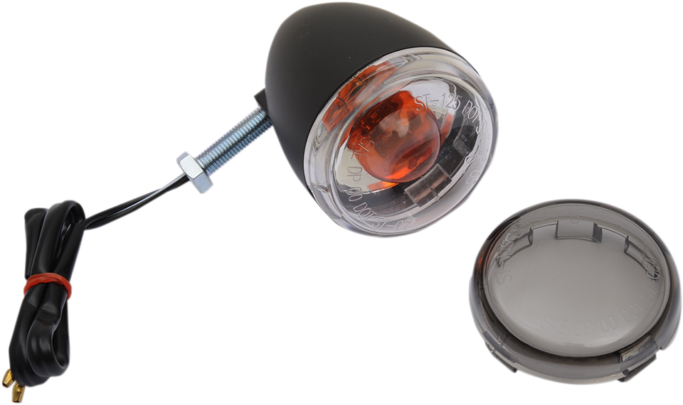 Rear Turn Signal 1156 - Black/Smoke Lens - Lutzka's Garage