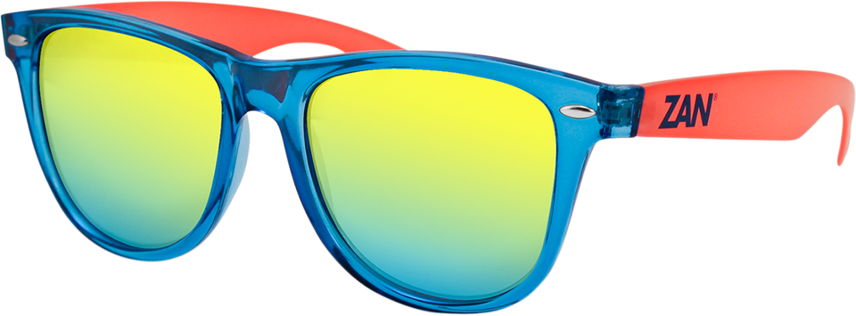 Minty Sunglasses - Blue/Orange - Lutzka's Garage
