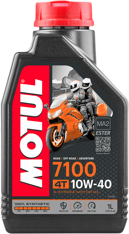 7100 4T Synthetic Oil - 10W-40 - 1 L - Lutzka's Garage