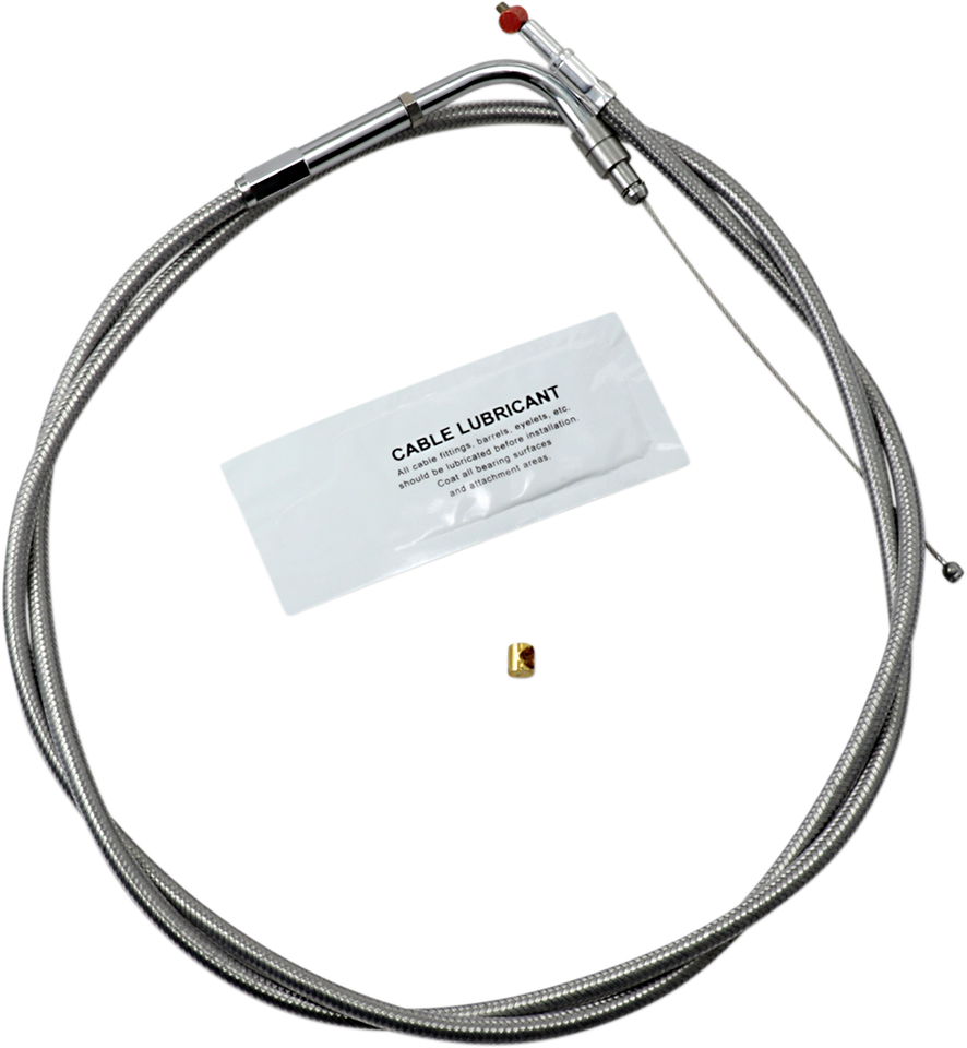 Throttle Cable - +8" - Stainless Steel - Lutzka's Garage