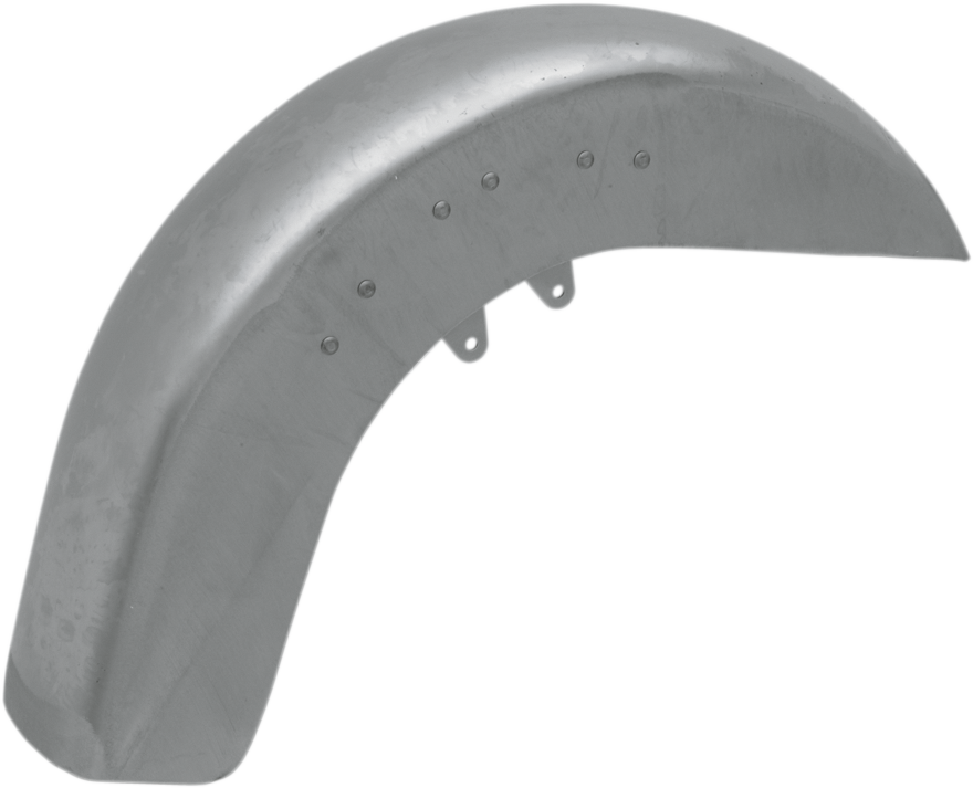 Smooth Front Fender - Raw - Steel - Lutzka's Garage
