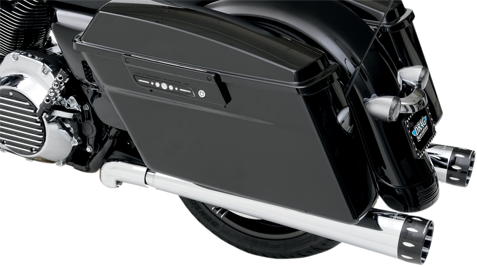 Megaphone Mufflers - Chr/Pol - Tapered - Performance Baffle