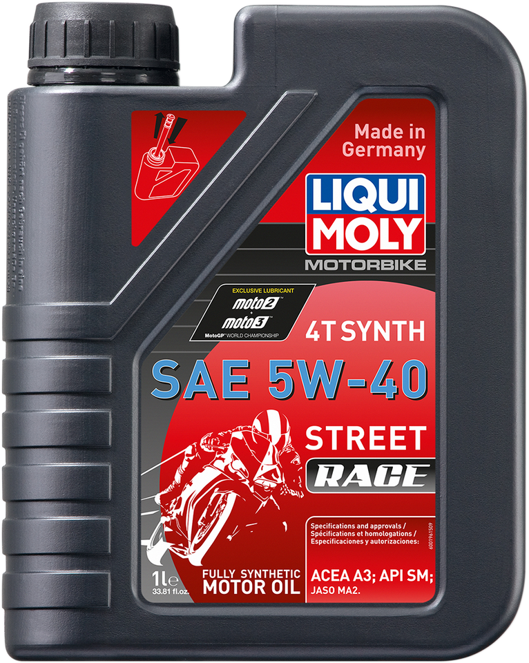 Street Race Synthetic 4T Oil - 5W-40 - 1 L - Lutzka's Garage