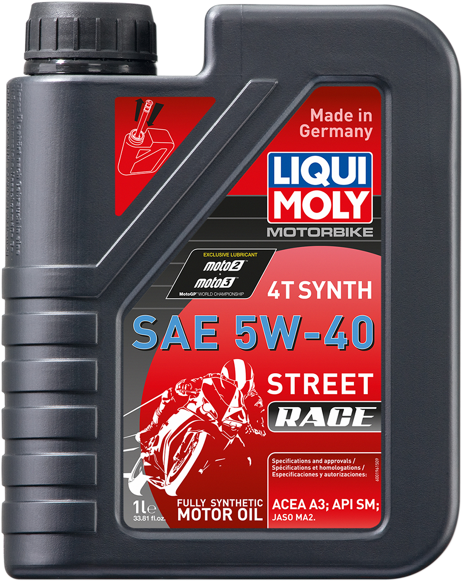 Street Race Synthetic 4T Oil - 5W-40 - 1 L - Lutzka's Garage