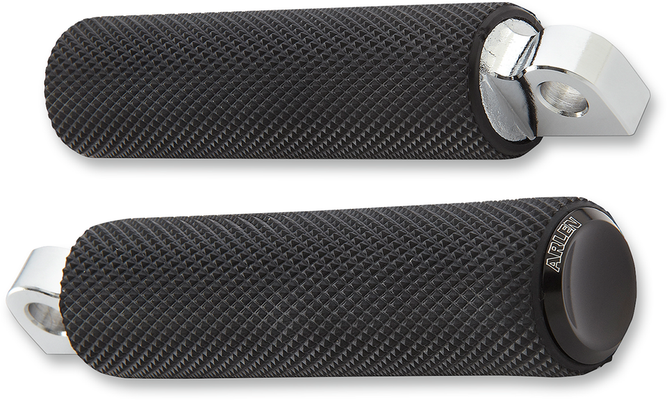 Footpeg - Knurled - Black - Lutzka's Garage