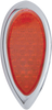 Taillight - Tear Drop - Red Lens - Lutzka's Garage