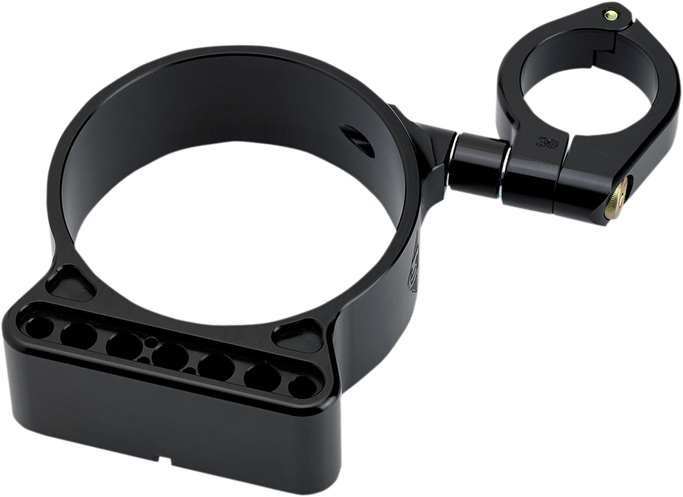 Side Mount Speedometer Relocation Bracket - Black - Lutzka's Garage