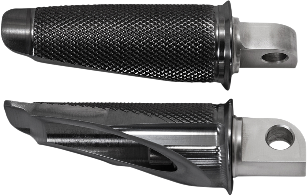 Footpegs - Black - Lutzka's Garage