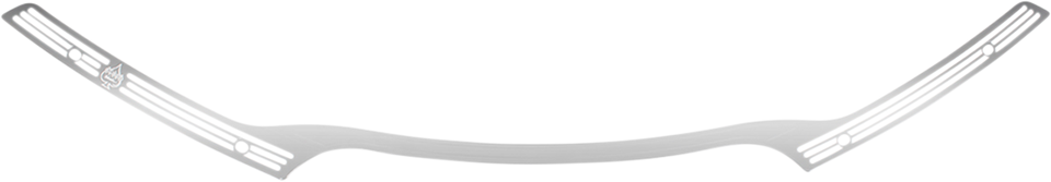 Logo Windshield Trim - Chrome - Lutzka's Garage