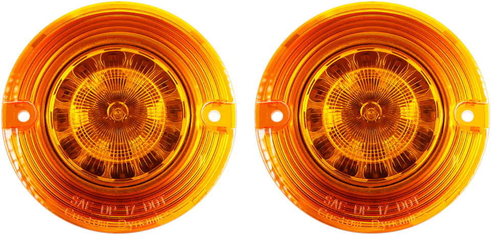 Flat Signal Insert - 1156 - Amber - Lutzka's Garage