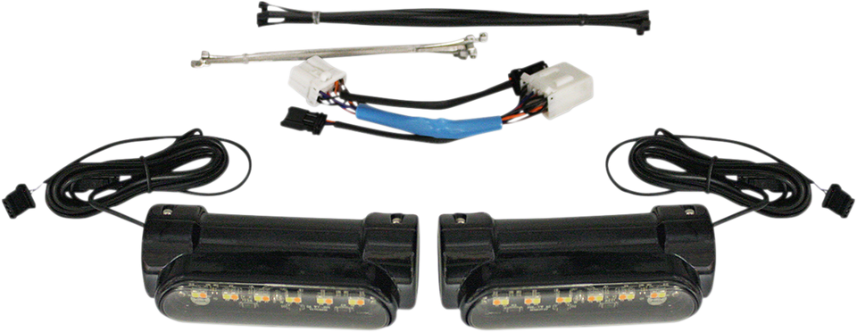 Engine Guard Light - 97-13 FLH - Black - Lutzka's Garage