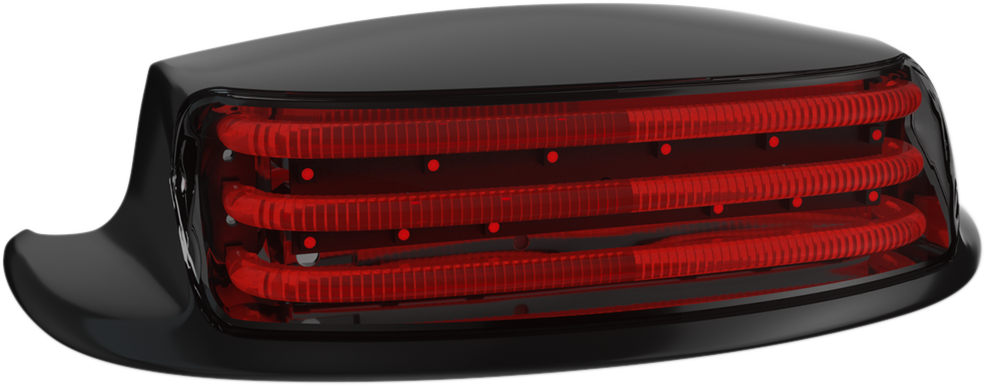 Fender Tip Light - Red Lens - Black - Lutzka's Garage