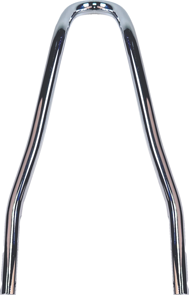 Round Tapered Sissy Bar - Black - 13"H x 6.69"W - Lutzka's Garage