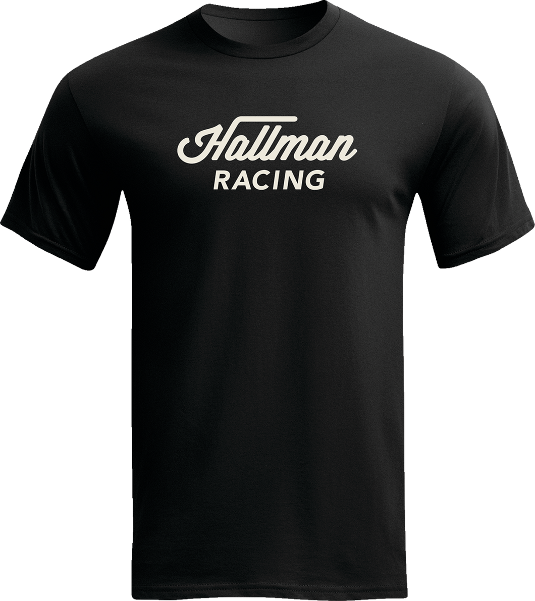 Hallman Heritage T-Shirt - Black - Small - Lutzka's Garage