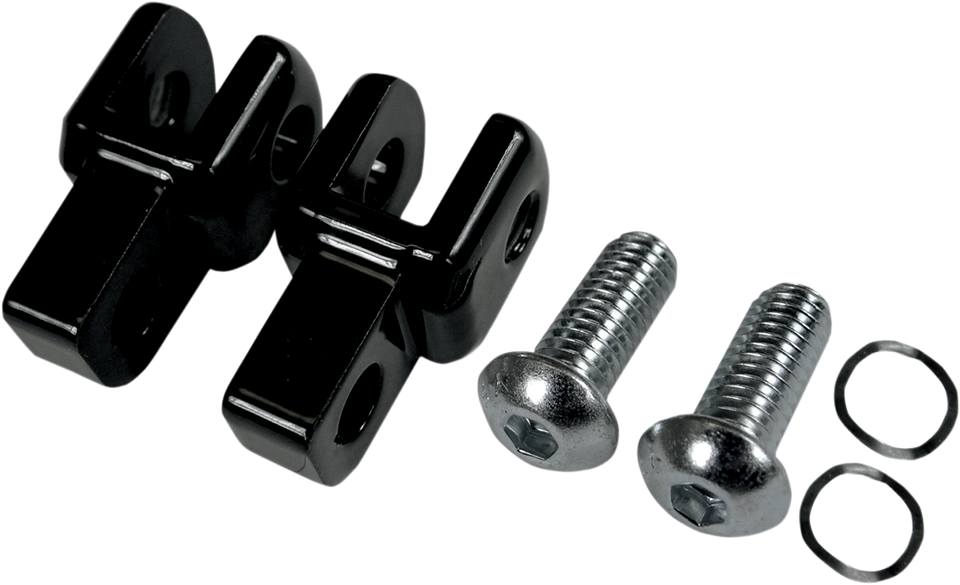 Footpeg Relocator - Black - Lutzka's Garage