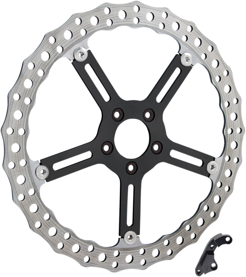 Jagged Brake Rotor - 15" - Right - Hub-Mount