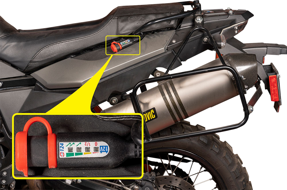 Optimate Permanent Power Lead with Battery/Charge Status - 20"