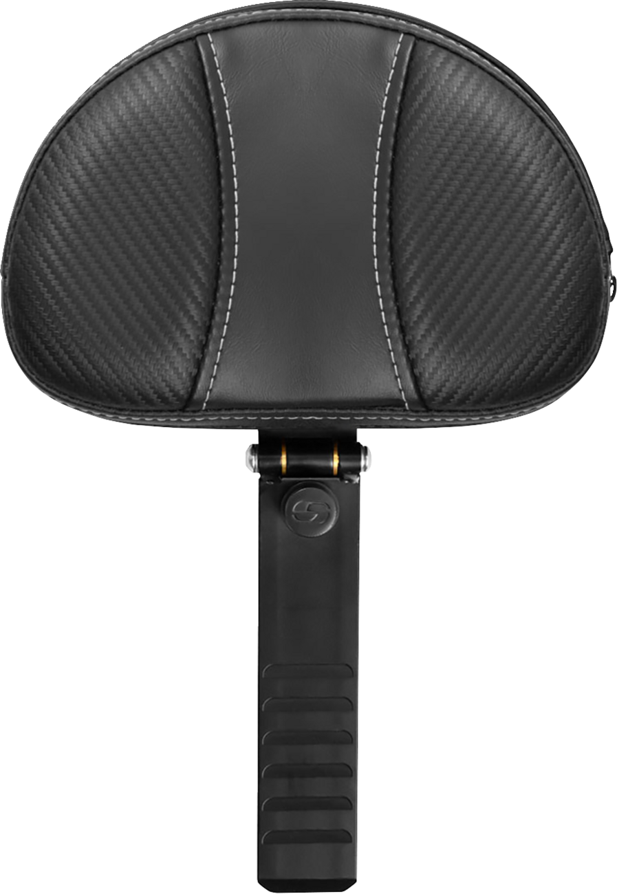 Backrest - Dominator - Carbon Fiber w/ Gray Stitching - XL 04-22