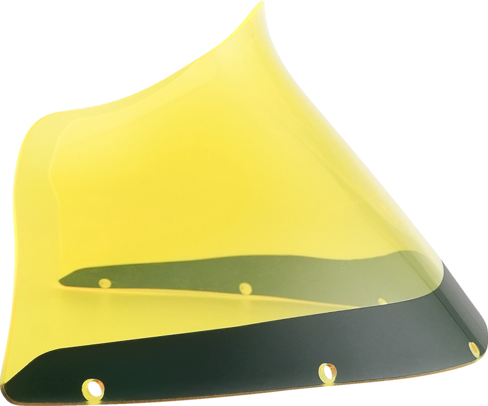 Kolor Flare Windshield - 9" - Yellow Ice - FXRP