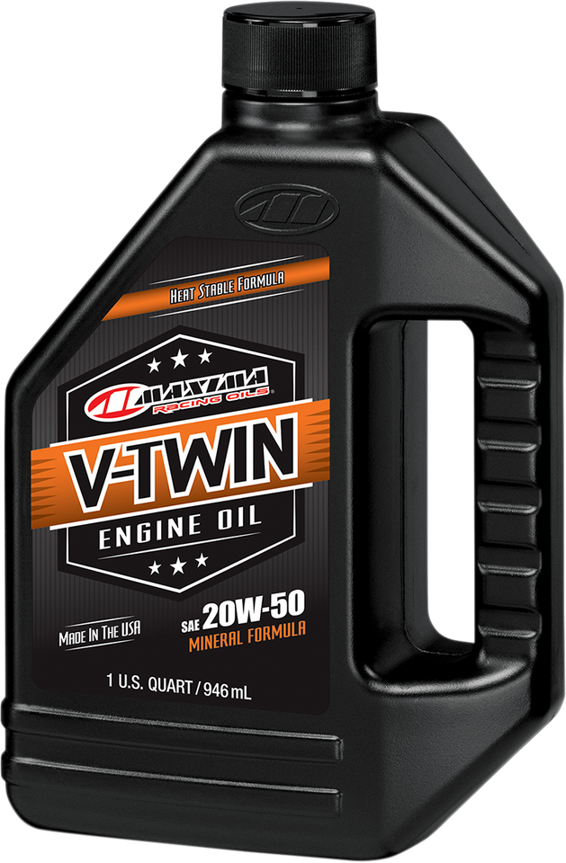 V-Twin Oil - 20W-50 - 1 U.S. quart