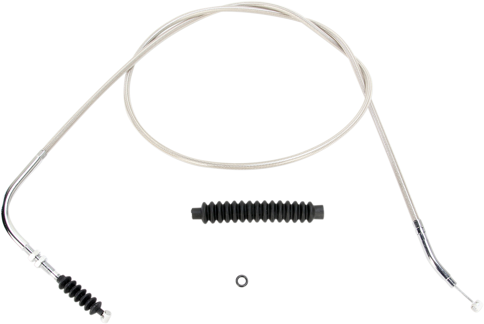 Clutch Cable - +4" - Suzuki - Stainless Steel - Lutzka's Garage