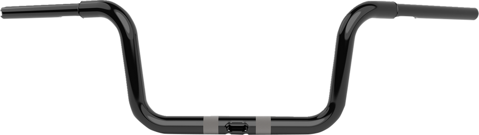 Handlebar - Twin Round - 8" - Black - Lutzka's Garage