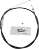 Throttle Cable - +6" - Black - Lutzka's Garage