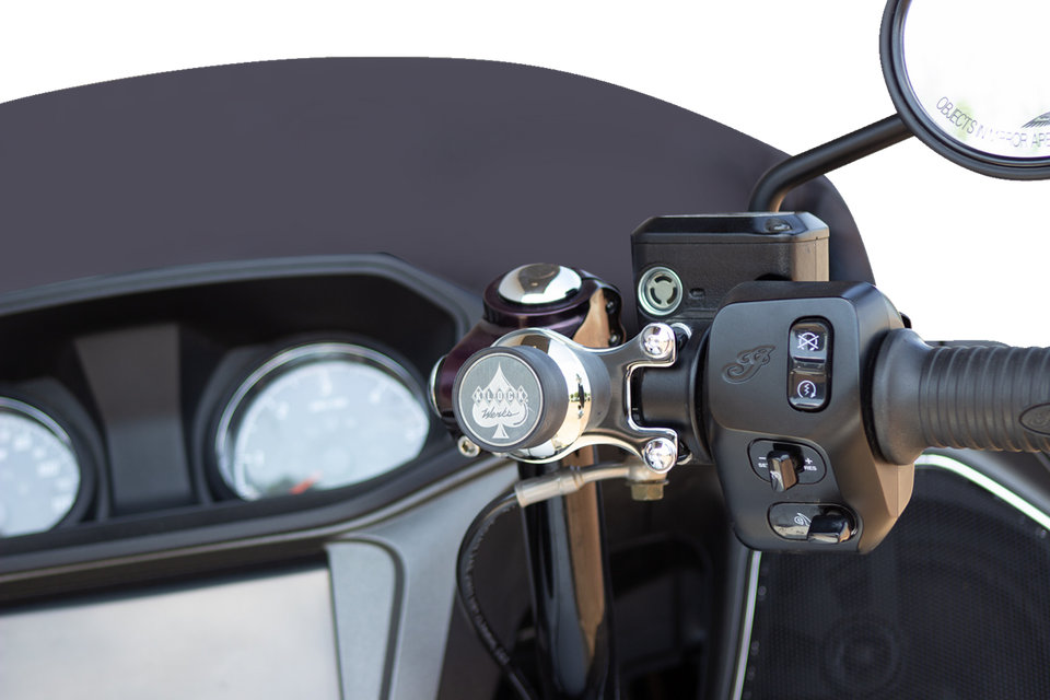 Ambidextrous Mount - iOmount - Challenger - Chrome - Lutzka's Garage