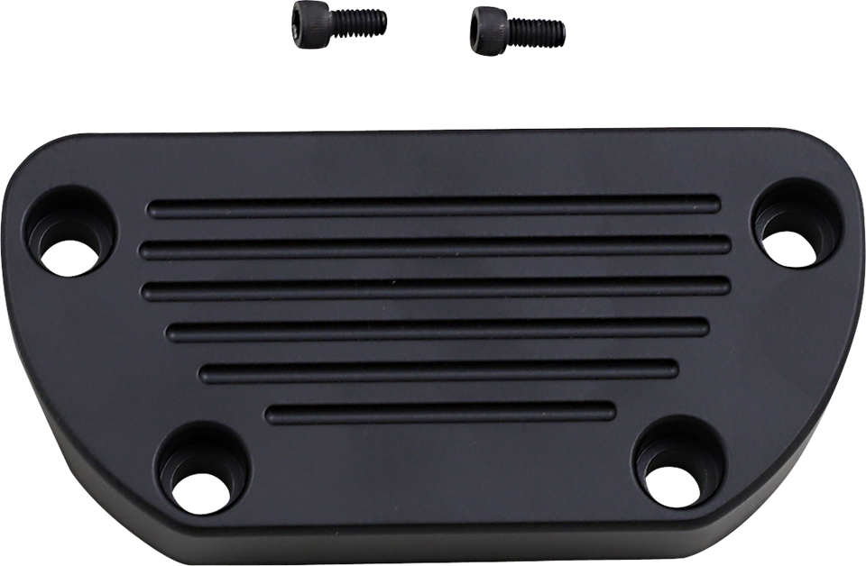 Black Flat 1" Handlebar Clamp Mount - For Pullback Risers