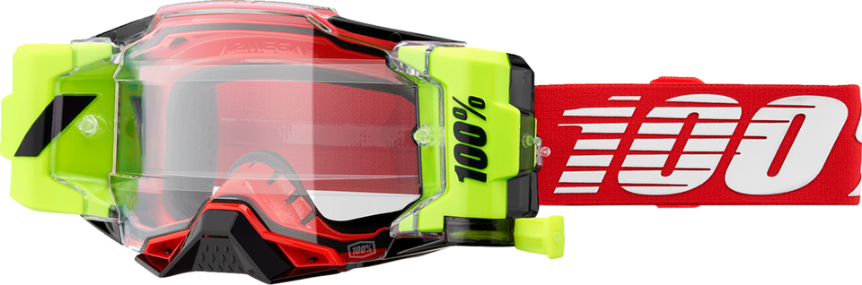 Armega Forecast Goggle - Red - Clear - Lutzka's Garage