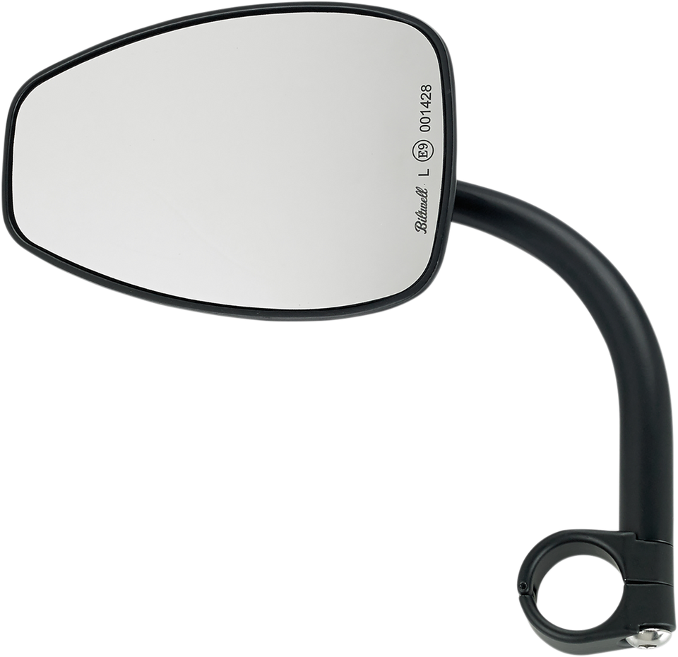 Mirror w/mount - Tear Drop - Black - Lutzka's Garage