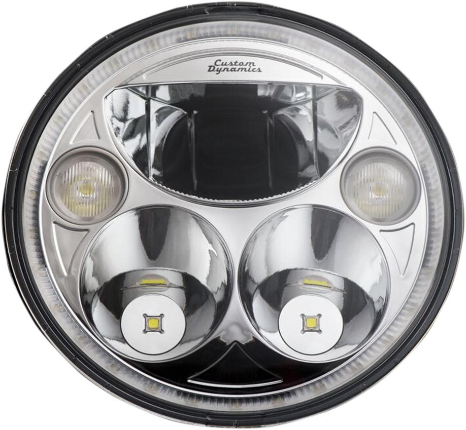7" TruBEAM® Headlamp - Chrome - Chieftain - Lutzka's Garage