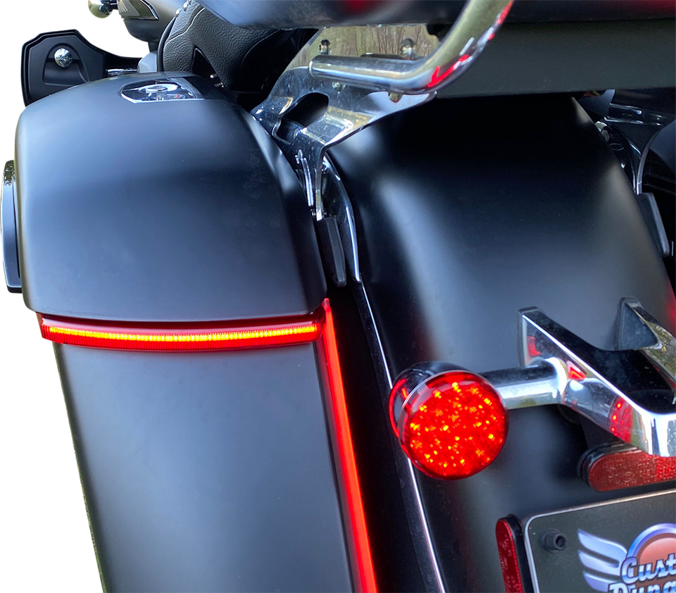 Saddlebag Lights - Indian - Red - Lutzka's Garage