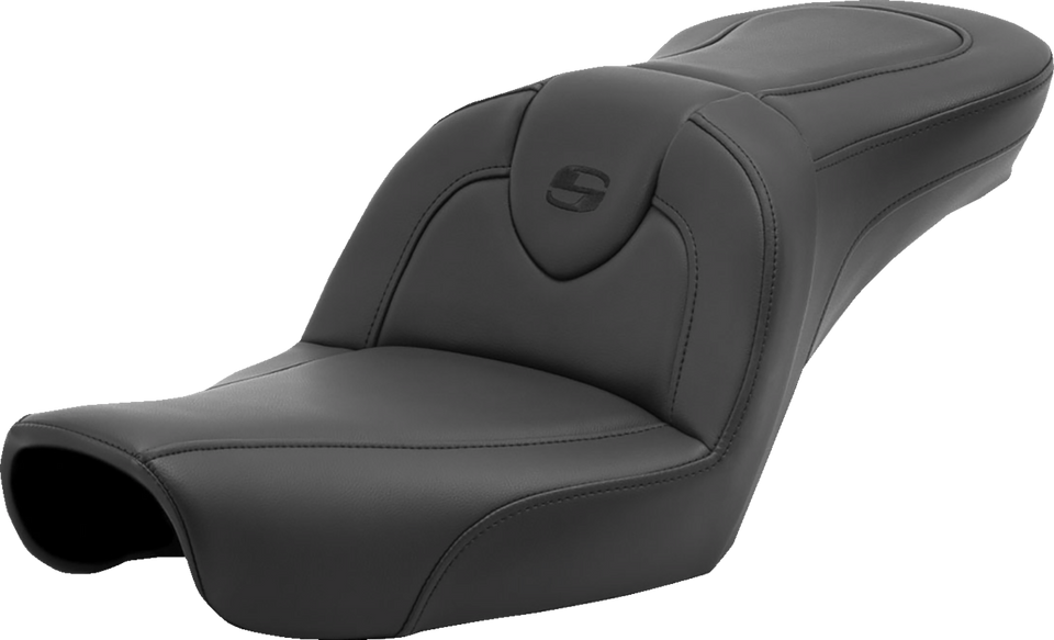 Roadsofa™ Seat - without Backrest - Black/Black Stitching - FXD 96-03