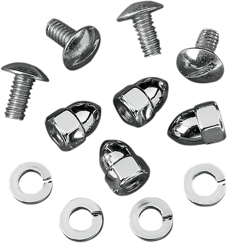 License Plate Fasteners - Acorn Nuts