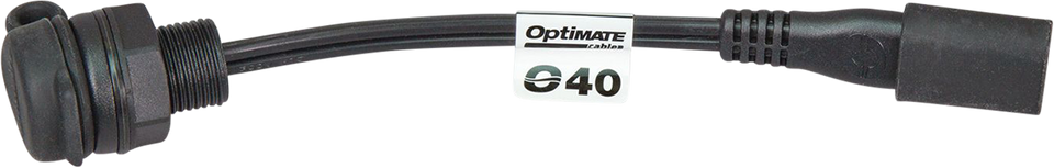 Weatherproof SAE Thin Panel Mount Socket O-40 - Short