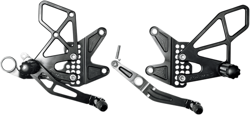 V2 Rearset - Black - R6 - Lutzka's Garage