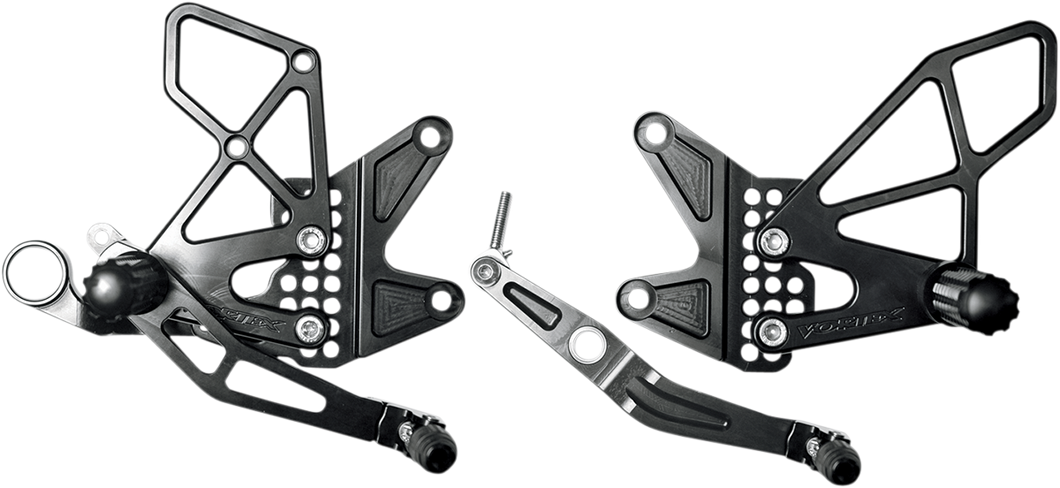 V2 Rearset - Black - R6 - Lutzka's Garage