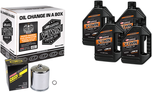 Evo/XL KIT Quick Oil Change Kit - Chrome Filter