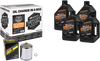 Evo/XL KIT Quick Oil Change Kit - Chrome Filter