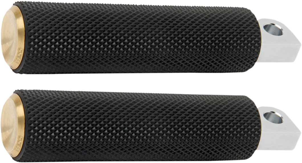 Peg - Knurled - Brass