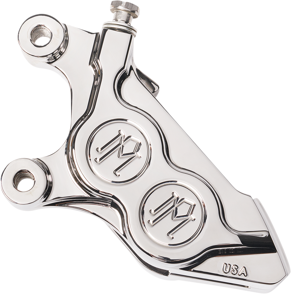 4-Piston Caliper - Chrome - Left Front - Lutzka's Garage